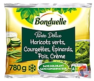Rappel produit Purée délice : Haricots verts, courgettes, épinards, pois, crème surgelée Bonduelle (photo numéro 1)