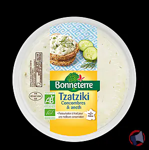 Rappel produit Tzatziki BONNETERRE