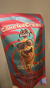 Rappel produit cône ice cream 30 mg thc par cônes boomz