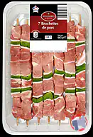 Rappel produit BROCHETTES DE PORC X7 Boucherie Saint-Clément (photo numéro 1)