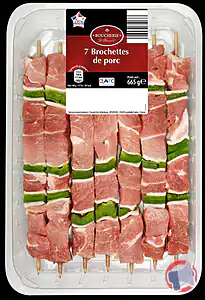 Rappel produit BROCHETTES DE PORC X7 Boucherie Saint-Clément