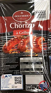 Rappel produit CHORIZO A GRILLER 300G BOUCHERIE ST CLEMENT