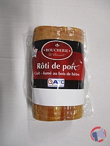 Rappel produit ROTI DE PORC CUIT FUME AU BOIS DE HETRE BOUCHERIE ST CLEMENT