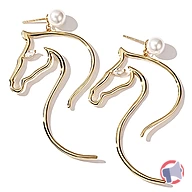 Rappel produit Boucle d'oreille perle cheval