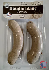 Rappel produit Boudin blanc à l'ancienne Forestier