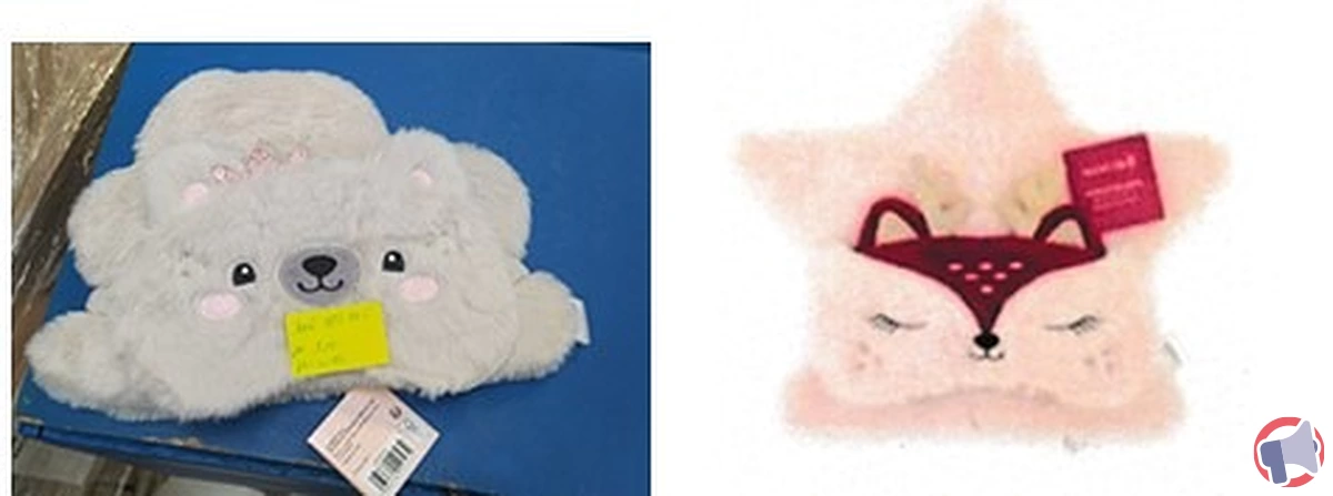 Rappel de produits : Bouillottes et masques de nuit de la marque NOZ pour risque de défectuosité
