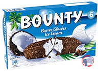 Rappel produit Bounty Glace Bounty x6