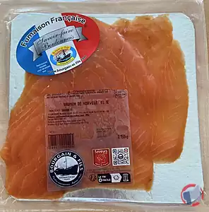 Rappel produit Saumon de Norvège fumé BOURGAIN ET FILS