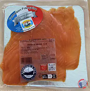 Rappel produit Saumon de Norvège fumé BOURGAIN ET FILS