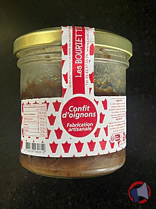 Rappel produit Confit d'oignons Les Bouriettes