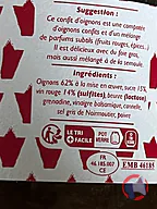 Rappel produit Confit d'oignons Les Bouriettes (photo numéro 2)