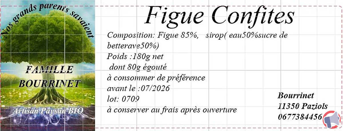 Rappel de bourrinet aux figues confites : ce que vous devez vérifier