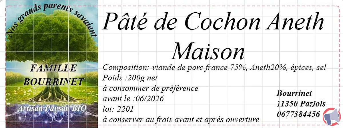 Rappel bourrinet : pâtes concernées, risques et conduite à tenir