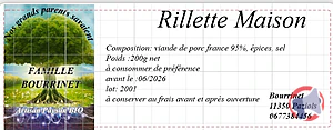 Rappel produit Patés bourrinet