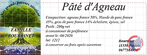 Rappel produit Patés bourrinet