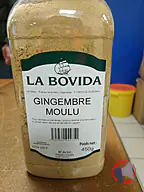 Rappel produit Gingembre moulu en pot de 450g La Bovida