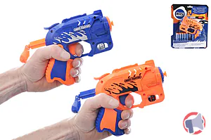 Rappel produit PISTOLET avec 5 FLECHETTES en MOUSSE BOY N CO