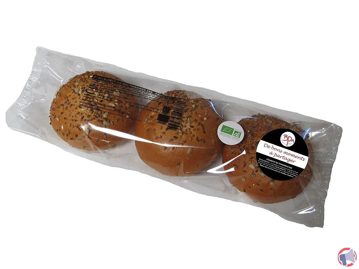Rappel de produit : pain burger biologique BPA en raison d'un défaut d'emballage