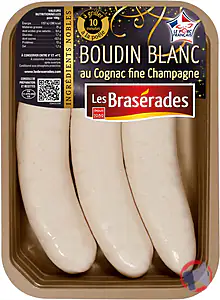 Rappel produit BOUDINS BLANCS COGNAC FINE CHAMPAGNE LES BRASERADES