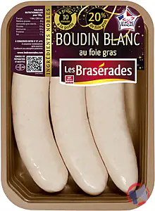 Rappel produit BOUDINS BLANCS AU FOIE GRAS LES BRASERADES