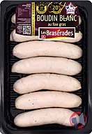 Rappel produit BOUDINS BLANCS AU FOIE GRAS LES BRASERADES (photo numéro 2)
