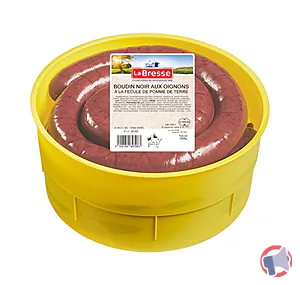 Rappel produit BOUDIN NOIR AUX OIGNONS A LA FECULE DE POMME DE TERRE LA BRESSE
