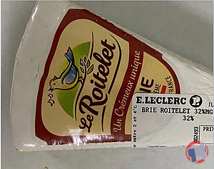 Rappel produit BRIE LE ROITELET BRIE LE ROITELET
