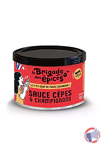 Rappel produit Sauce cèpes et champignons La Brigade des épices