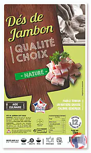 Rappel produit Dés de Jambon Brocéliande