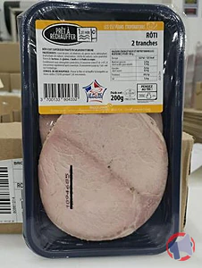 Rappel produit Rôti SUP 2 tranches Broceliande