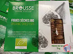 Rappel produit Figues LERIDA Biologique Lot 1-11-372 BROUSSE VERGEZ