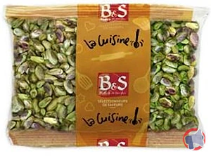 Rappel produit PISTACHE DECORTIQUEE 100gr BS et PISTACHE DECORTIQUEE 250gr BS B&S La Cuisine