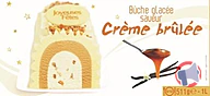 Rappel produit Bûche glacée saveur crème brûlée 1L (photo numéro 1)