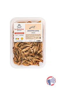 Rappel produit Crevette grise Barquette (1kg, Moyenne) Le bulotier