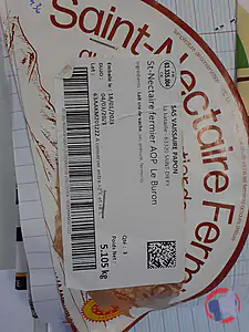 Rappel produit St Nectaire fermier AOP Le Buron Le Buron