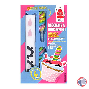Rappel produit Kit de 6 décorations cupcakes licorne - UNICORN KIT CAKE DECOR