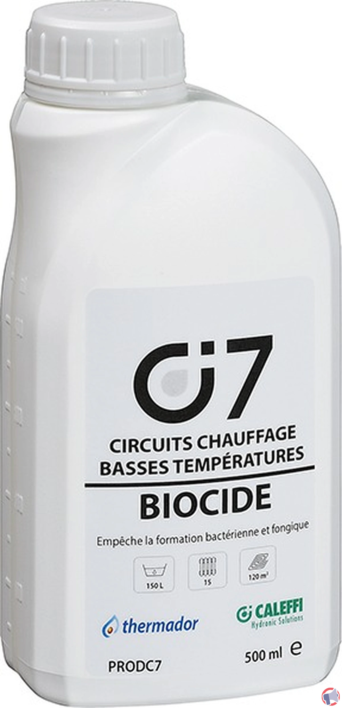 Rappel de produit : C7 Circuits chauffage basse température BIOCIDE de CALEFFI Thermador