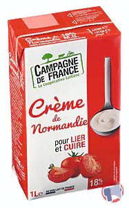 Rappel produit Crème légère UHT Campagne de France