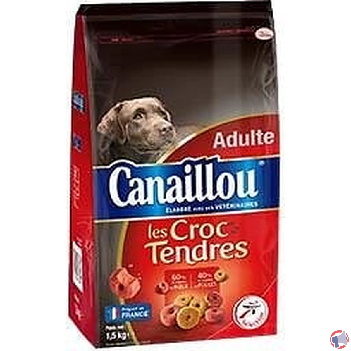Rappel de croquettes pour chien Canaillou : risque de salmonellose