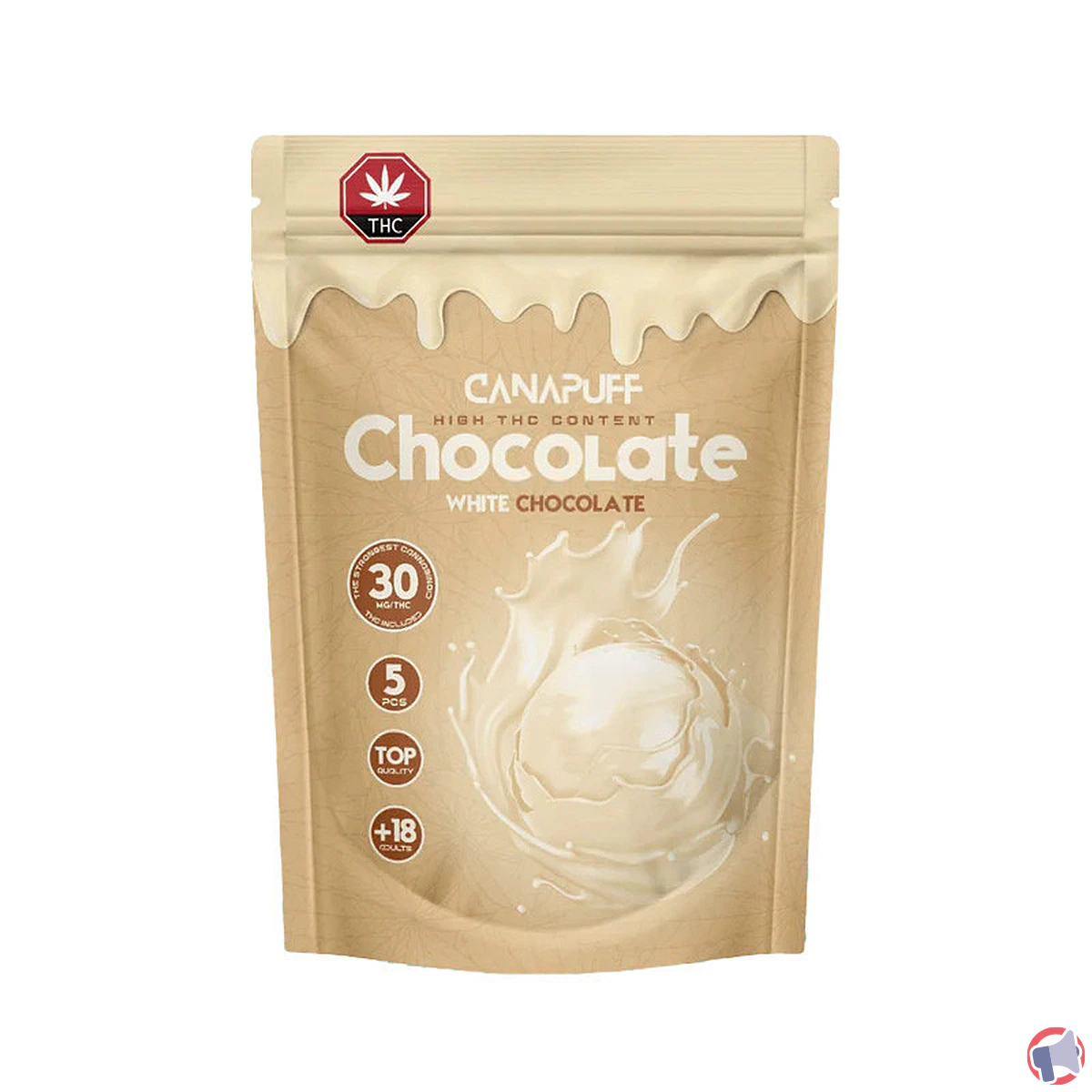 Rappel : canapuff chocolat blanc 30 mg delta-9, que faire