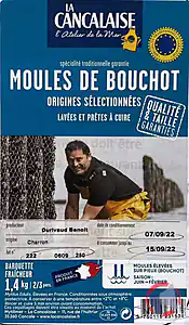 Rappel produit Moules de Bouchot barquette 1.4kg La Cancalaise La Cancalaise