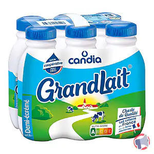 Rappel produit Grandlait Candia