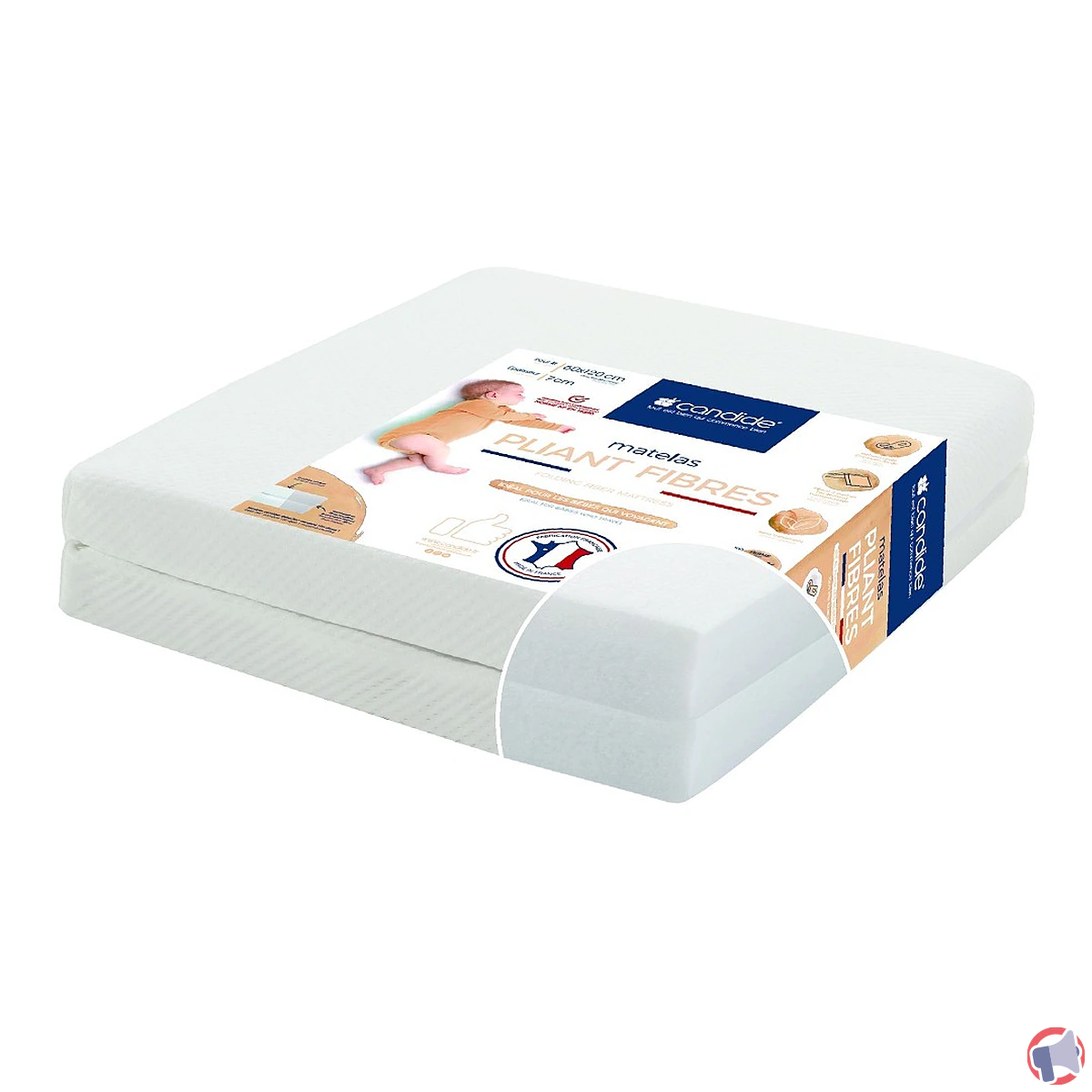 Rappel produit : matelas pliant fibres de la marque Candide