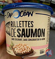 Rappel produit rillettes de thon - rillettes de saumon cap océan (photo numéro 1)