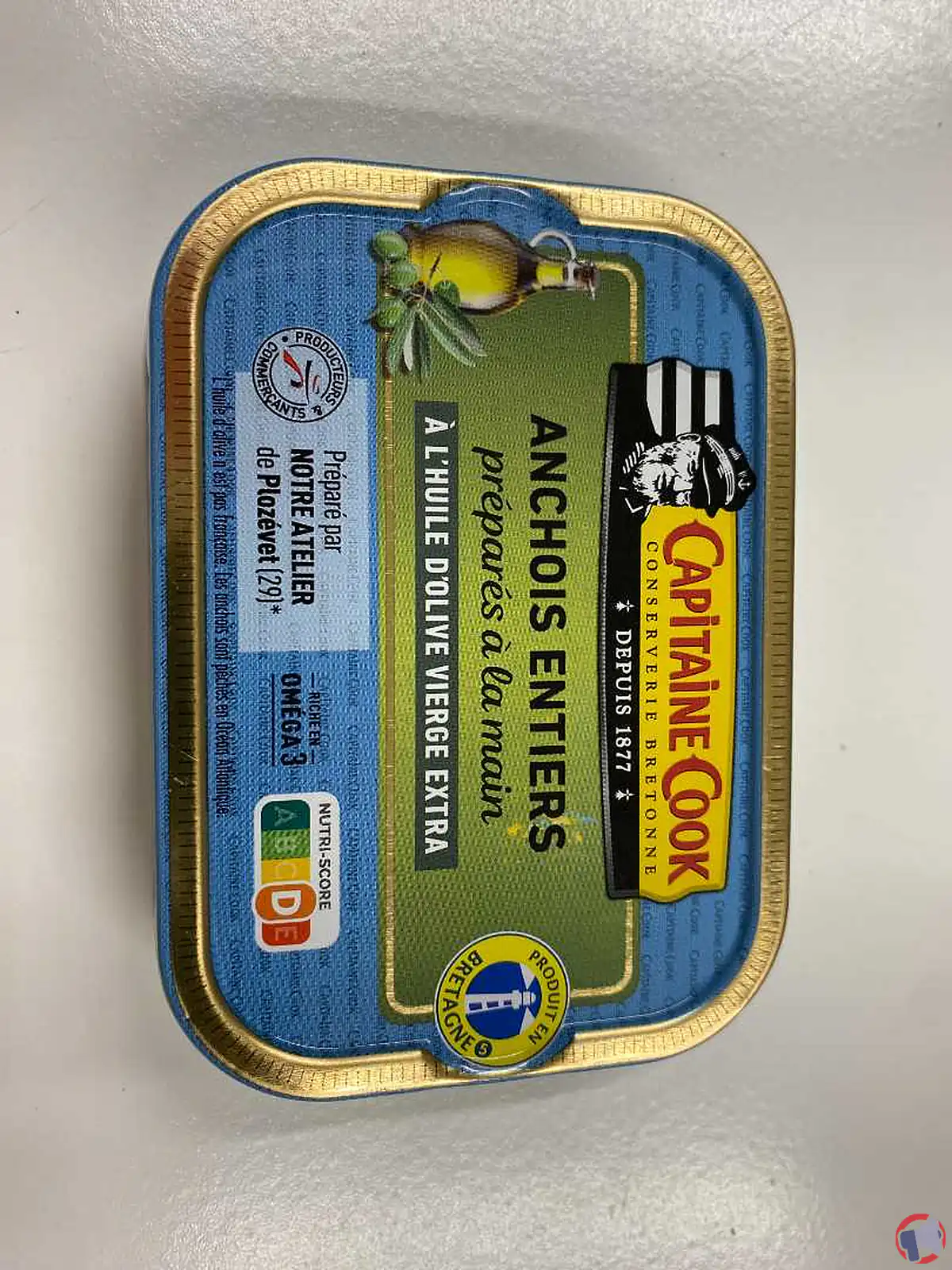 Rappel de produit : anchois entiers Capitaine Cook pour présence d'histamine