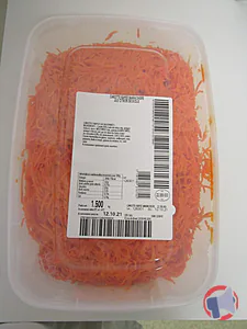 Rappel produit carottes râpées maraichères