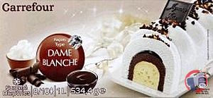 Rappel produit 2 références de Bûches glacées 1L CARREFOUR CARREFOUR