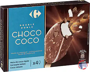 Rappel produit 5 Références de bâtonnets double (x4) Carrefour Carrefour