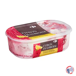 Rappel produit Bac Citron Framboise 900mL Carrefour