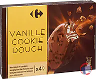 Rappel produit Carrefour Bâtonnets Vanille Cookie Dough x4